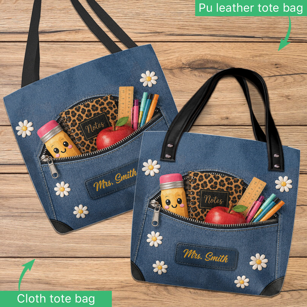 Teacher Life - Personalized Teacher Tote Bag
