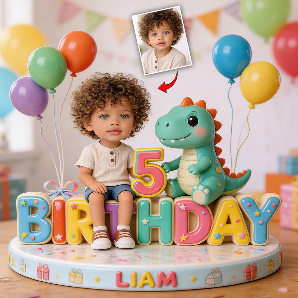 Individuell gestaltbare Acrylplakette mit Foto Ihrer Wahl – personalisierbar für Kinder