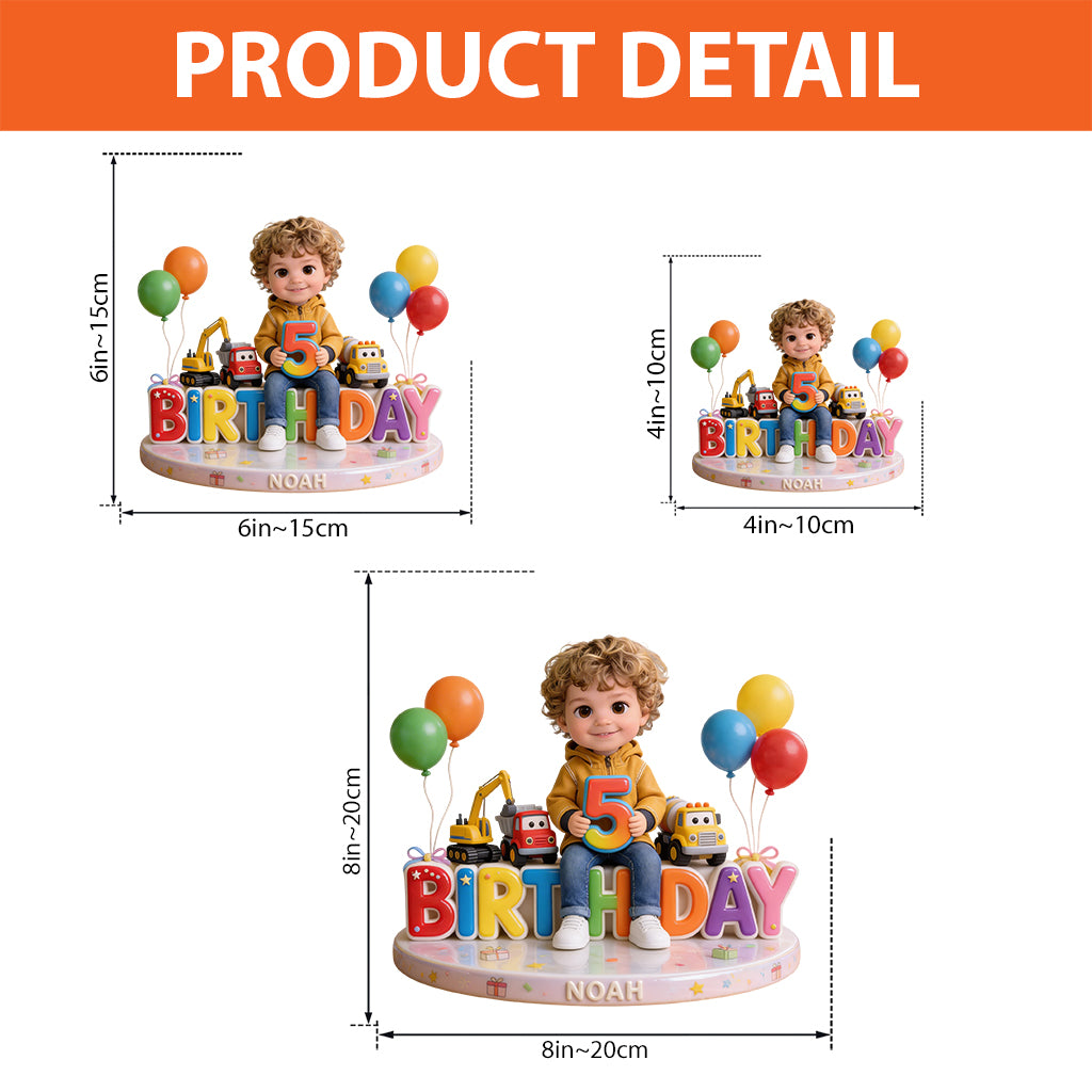 Individuell gestaltbare Acrylplakette mit Foto Ihrer Wahl – personalisierbar für Kinder