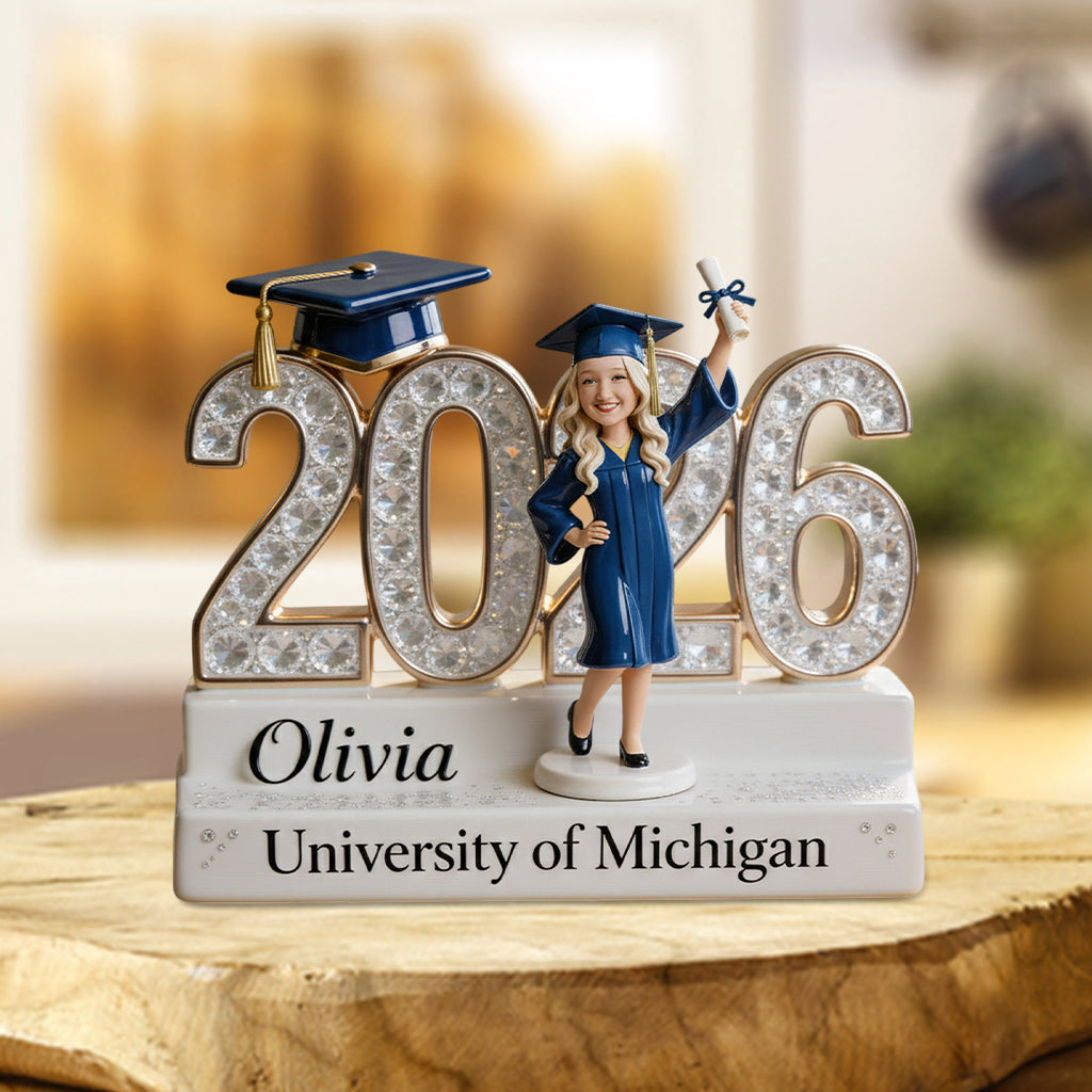 A Sweet Ending To A New Beginning - Personalized Graduation Custom Shaped Acrylic Plaque