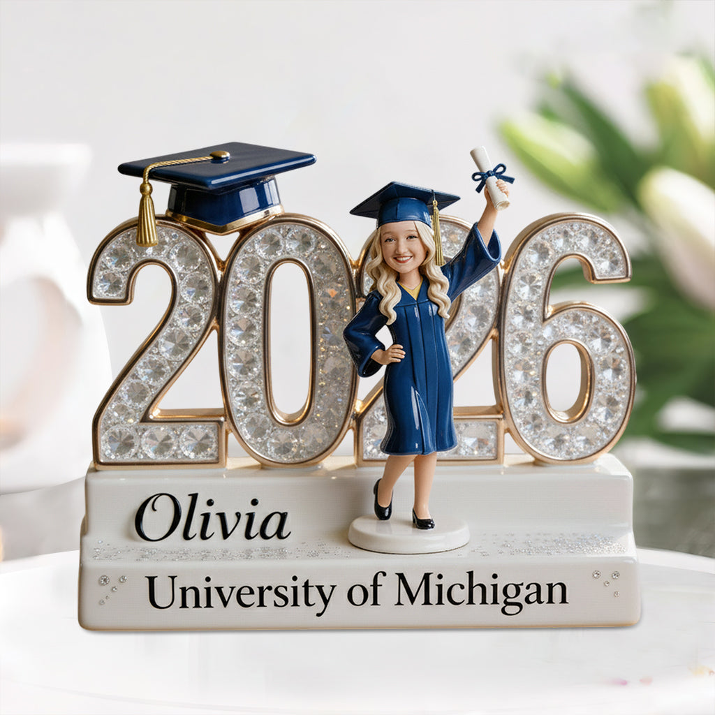 A Sweet Ending To A New Beginning - Personalized Graduation Custom Shaped Acrylic Plaque