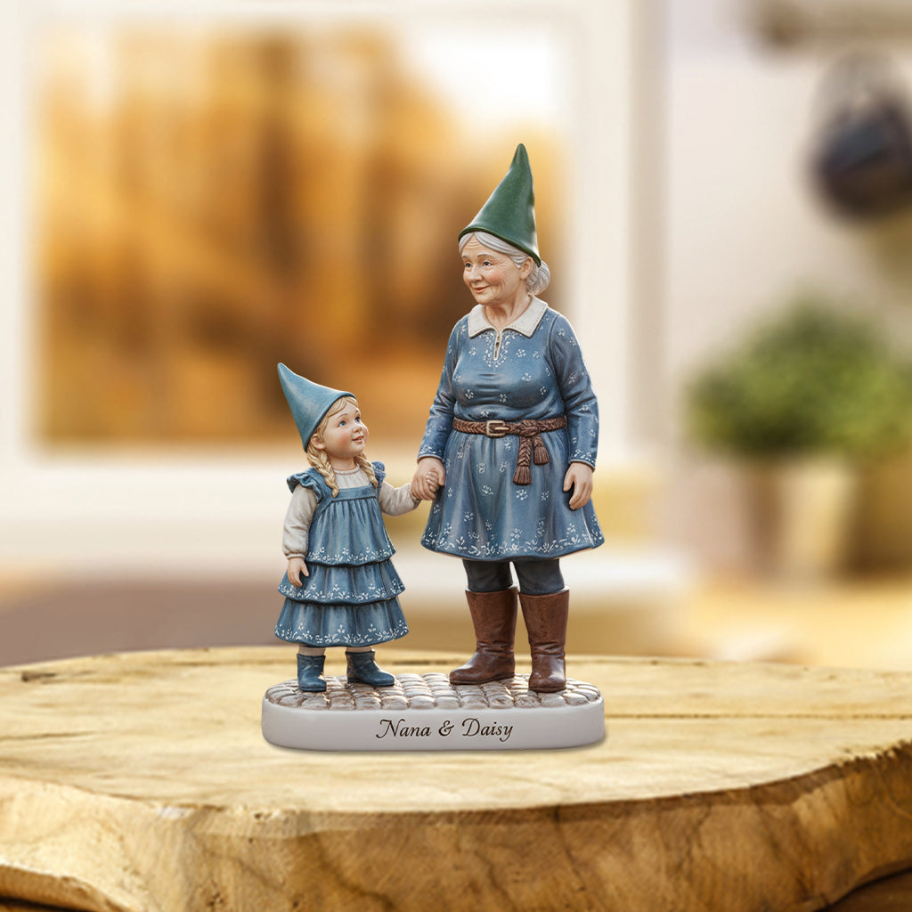 Les petits gnomes de grand-mère - Plaque acrylique personnalisée sur le thème du jardinage