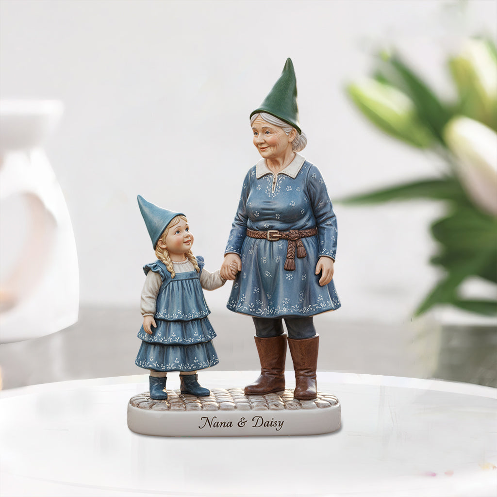 Les petits gnomes de grand-mère - Plaque acrylique personnalisée sur le thème du jardinage