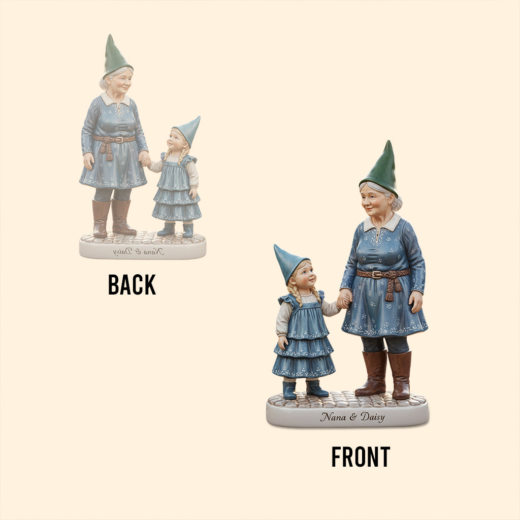 Les petits gnomes de grand-mère - Plaque acrylique personnalisée sur le thème du jardinage