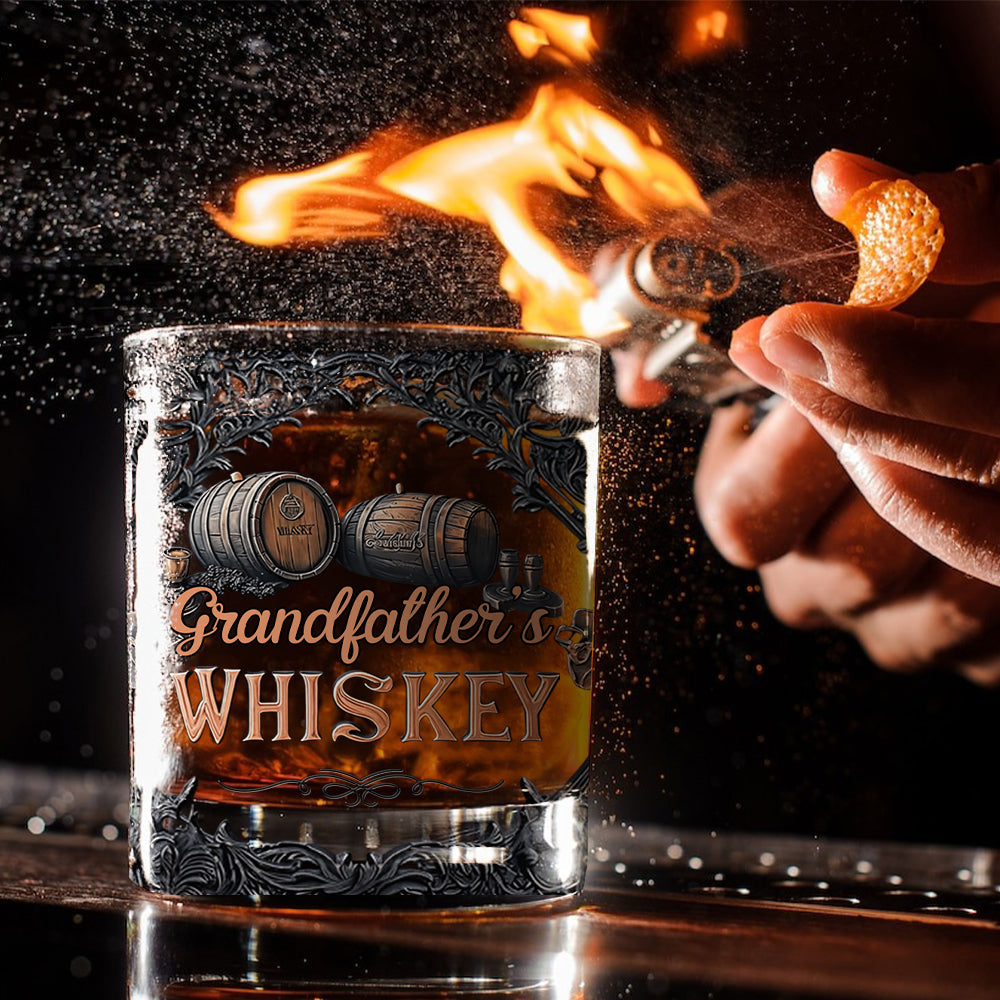 Grandfather's Father's Whiskey - Personalized Whisky Whiskey Glass