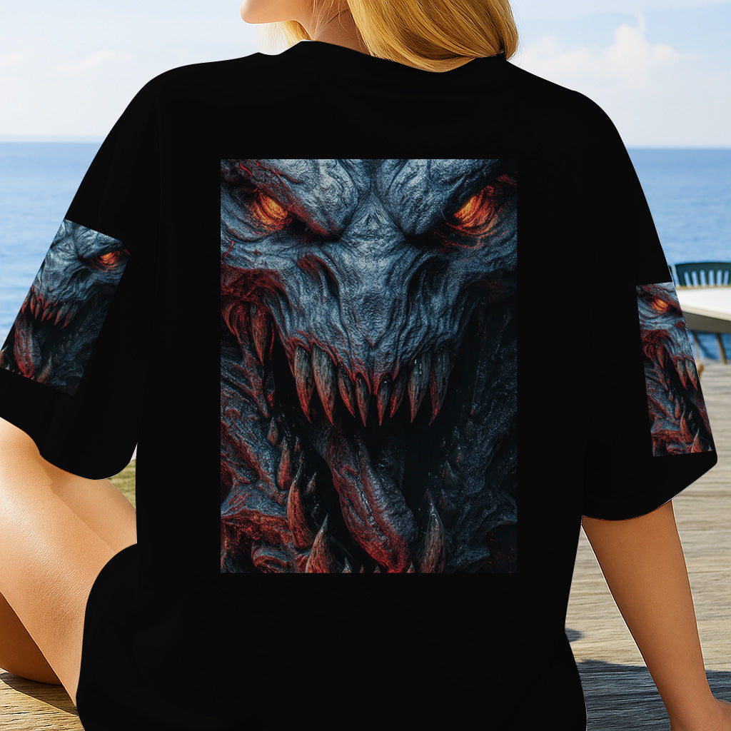 Scary Monster - Personalized Halloween All Over Shirt