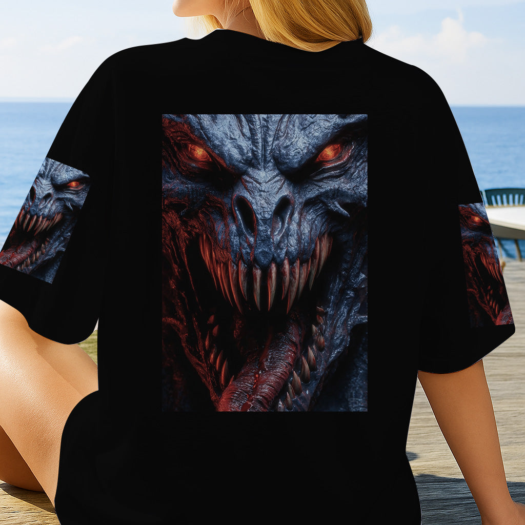 Scary Monster - Personalized Halloween All Over Shirt