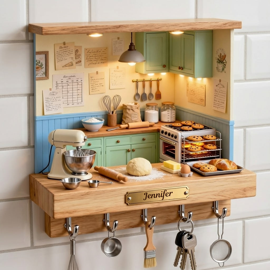 Passionné de pâtisserie ? – Support à pâtisserie suspendu personnalisé et sur mesure