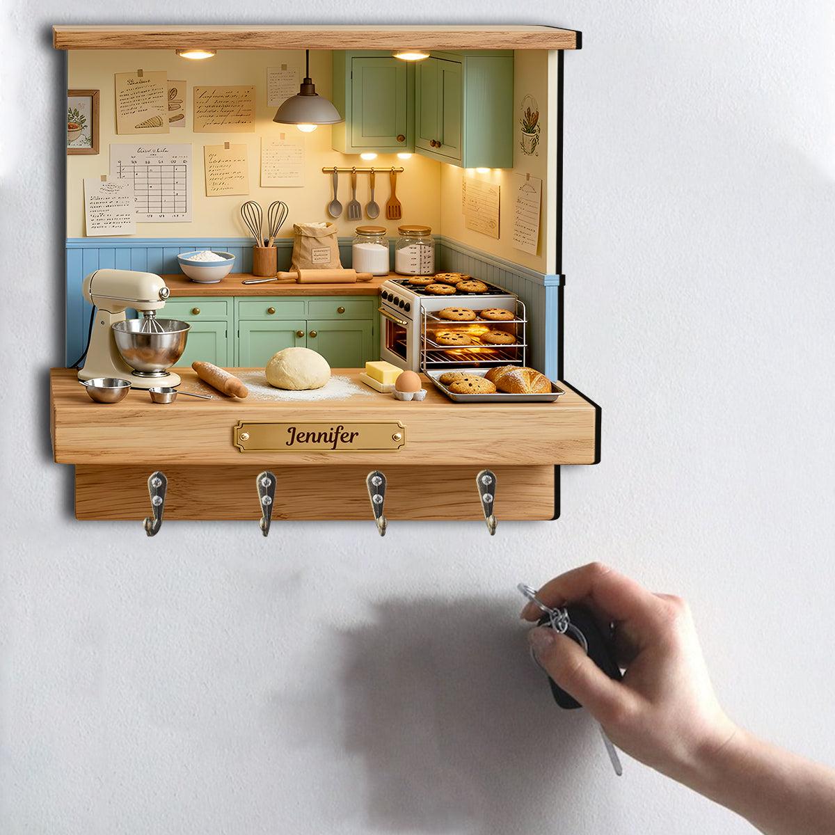 Passionné de pâtisserie ? – Support à pâtisserie suspendu personnalisé et sur mesure