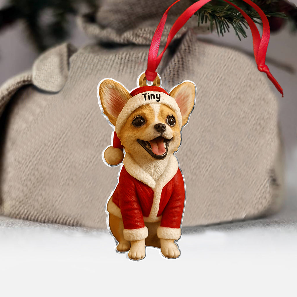 Furry And Bright - Personalized Dog Custom Made 3D Minifigure Ornament