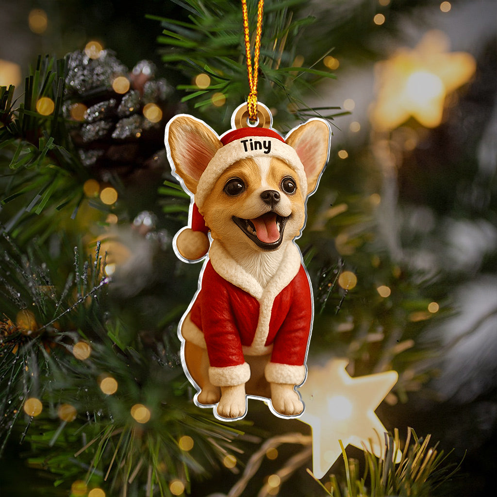 Furry And Bright - Personalized Dog Custom Made 3D Minifigure Ornament