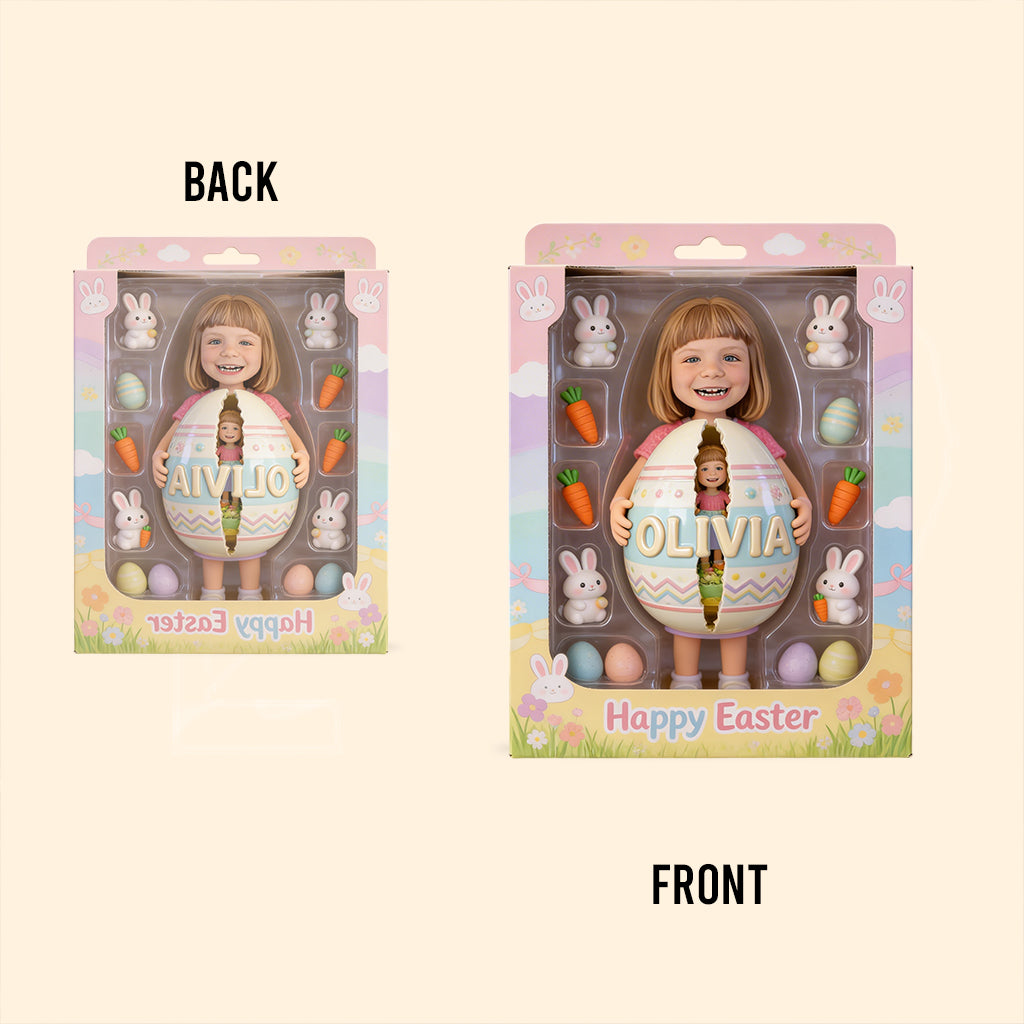 Easter Day Gift For Children - Personalized Kid Custom Shaped Acrylic Plaque