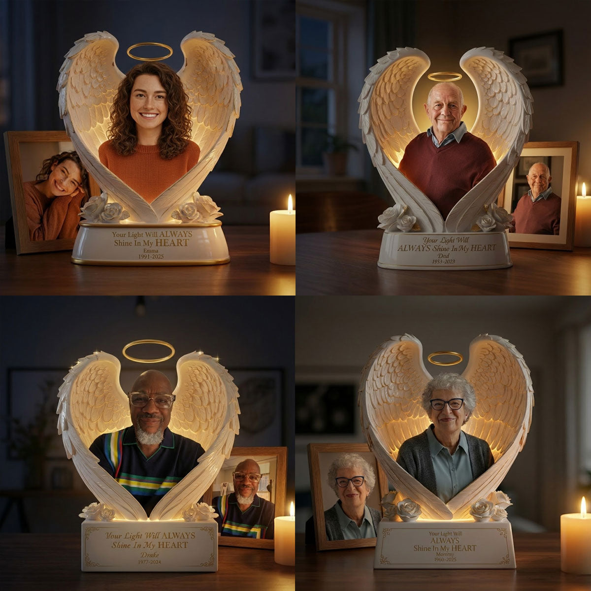 When You Miss Me Have No Fear Memorial - Personalized Memorial Candle Holder Sign