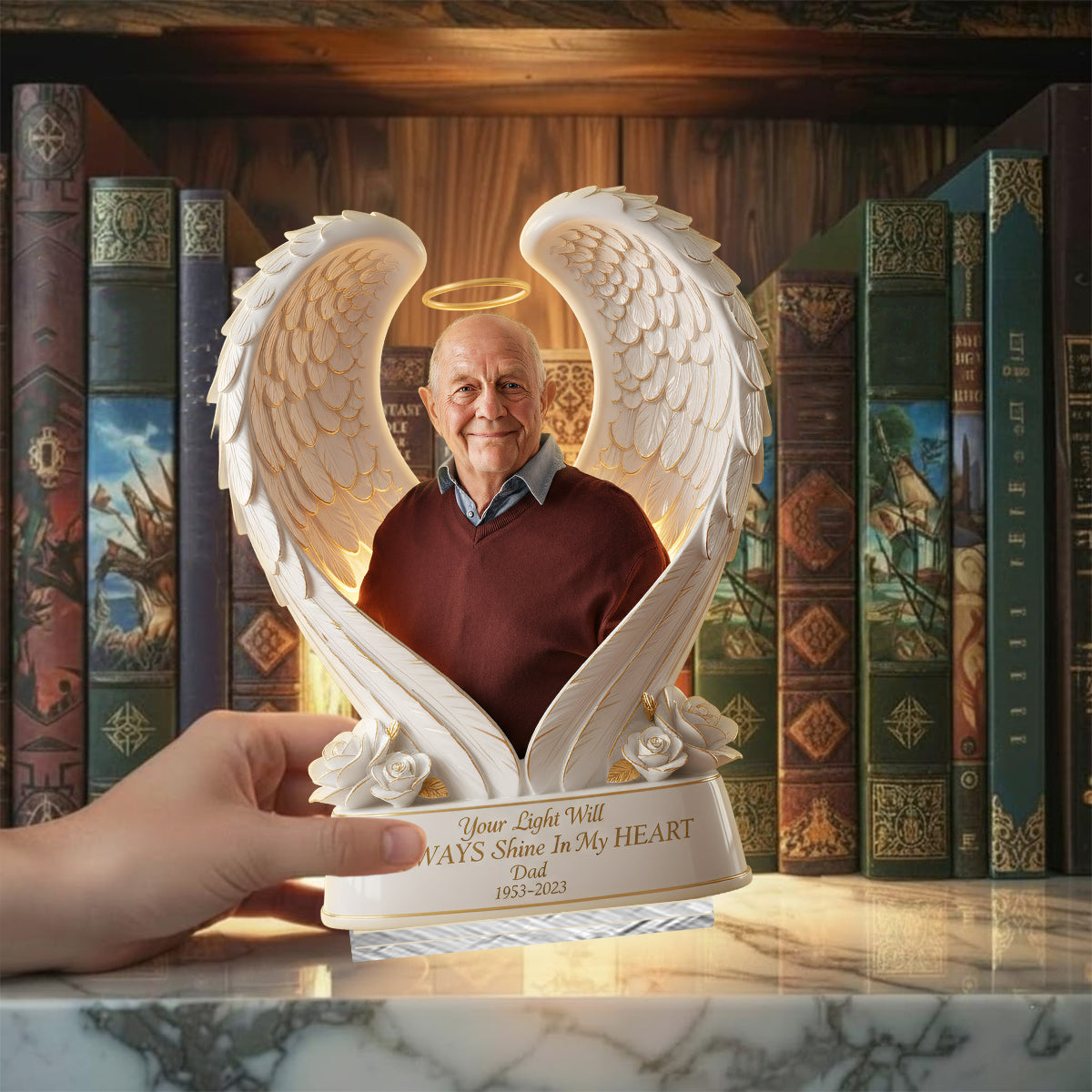 When You Miss Me Have No Fear Memorial - Personalized Memorial Candle Holder Sign