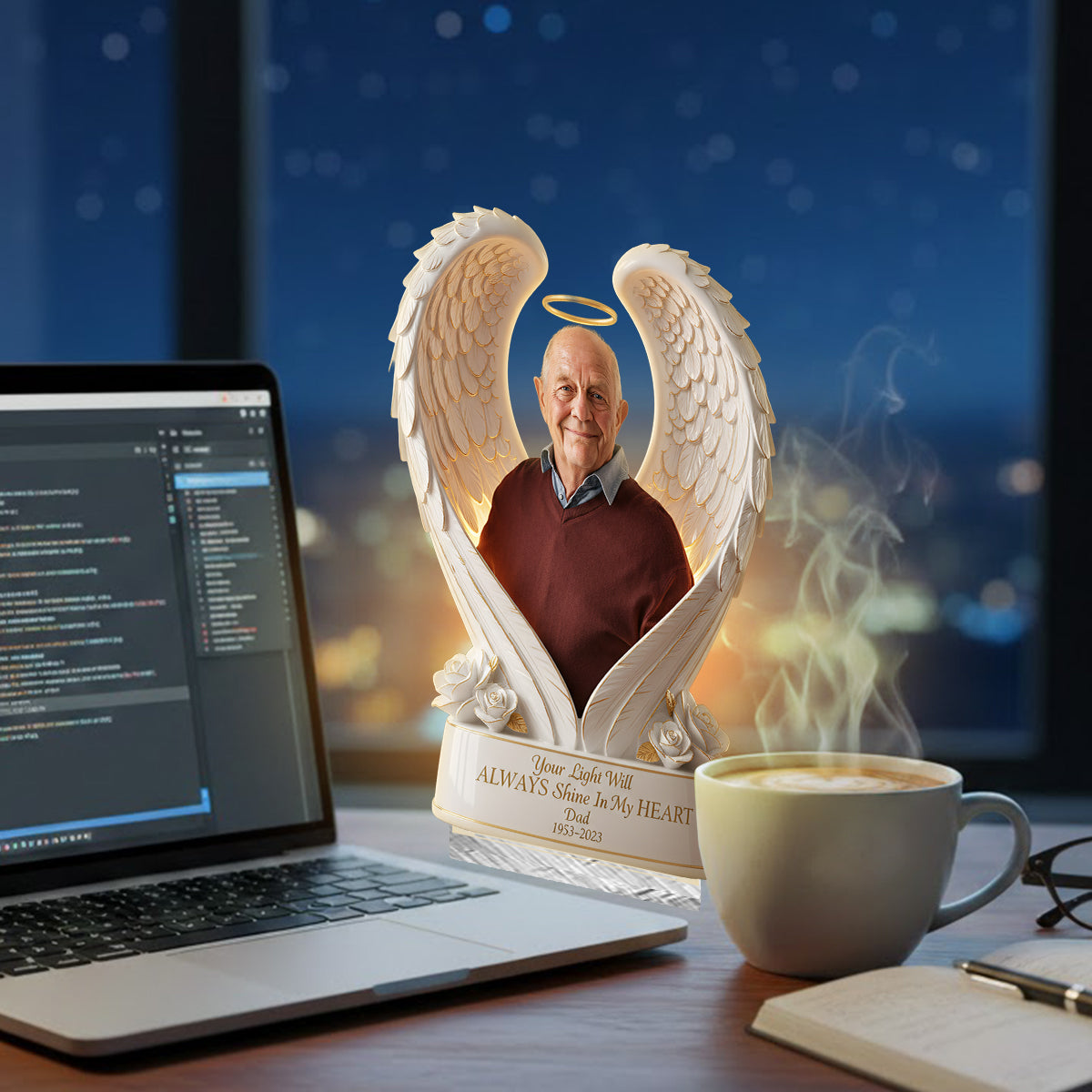 When You Miss Me Have No Fear Memorial - Personalized Memorial Candle Holder Sign