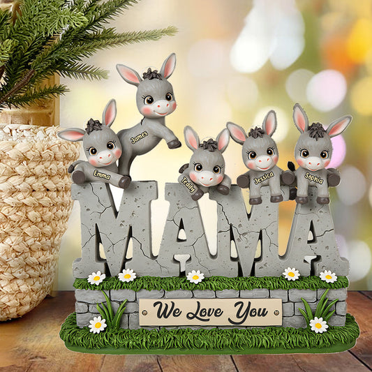 We Love You - Personalized Mother Custom Shaped Acrylic Plaque