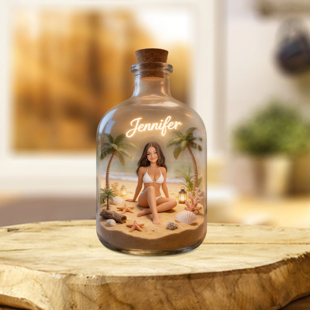 Benutzerdefiniertes Foto - Personalisierte Acrylplakette für Meeresliebhaber