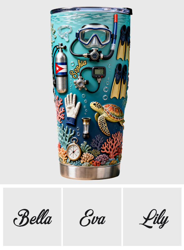 Suba Diving Lovers - Personalized Scuba Diving Tumbler