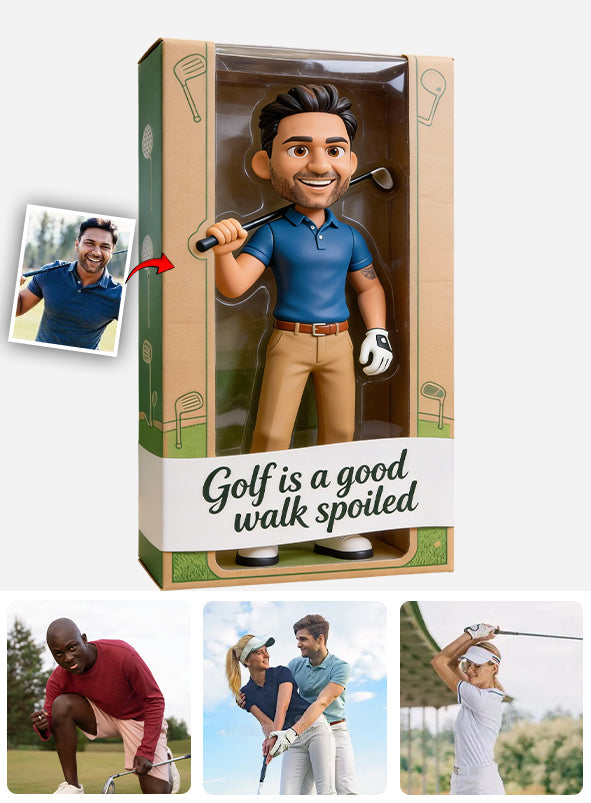 Love Golf - Personalized Golf Custom Shaped Acrylic Plaque