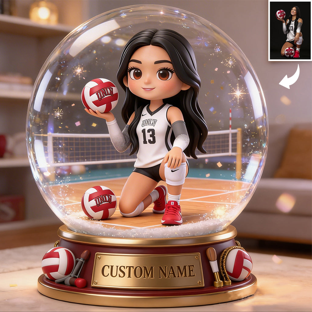 Any Sport - Personalized Volleyball Custom Shaped Acrylic Plaque