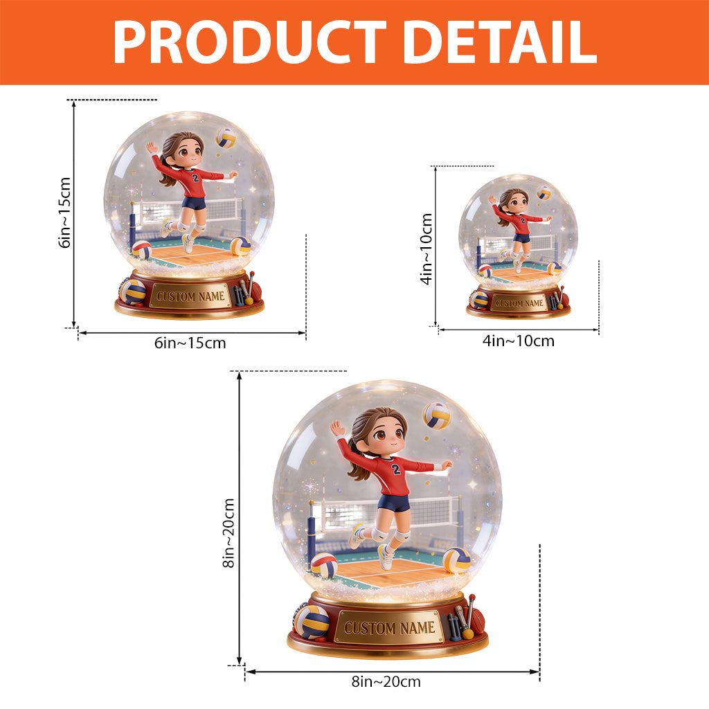 Any Sport - Personalized Volleyball Custom Shaped Acrylic Plaque