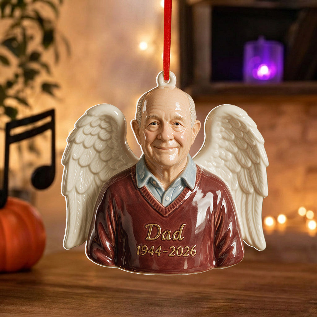 Our Christmas Angel - Personalized Memorial Premium 3D Ornament