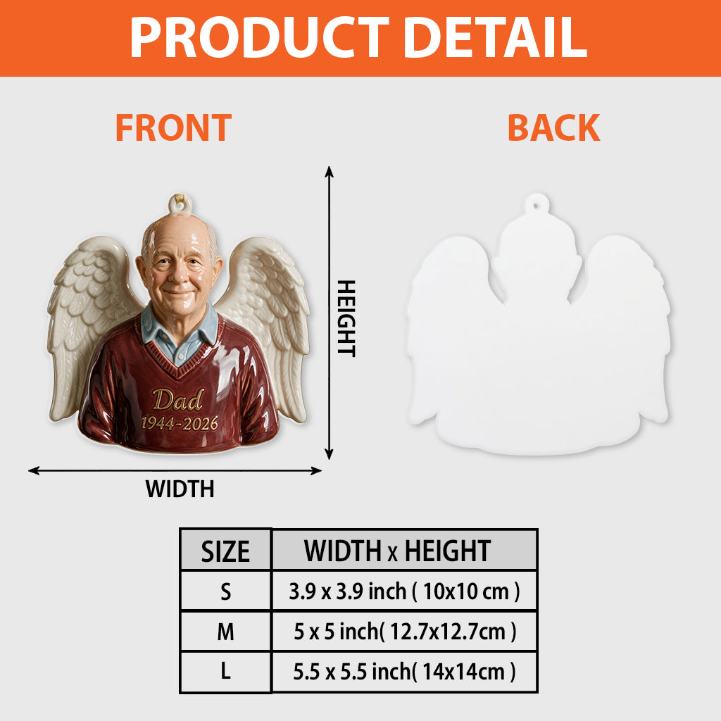 Our Christmas Angel - Personalized Memorial Premium 3D Ornament