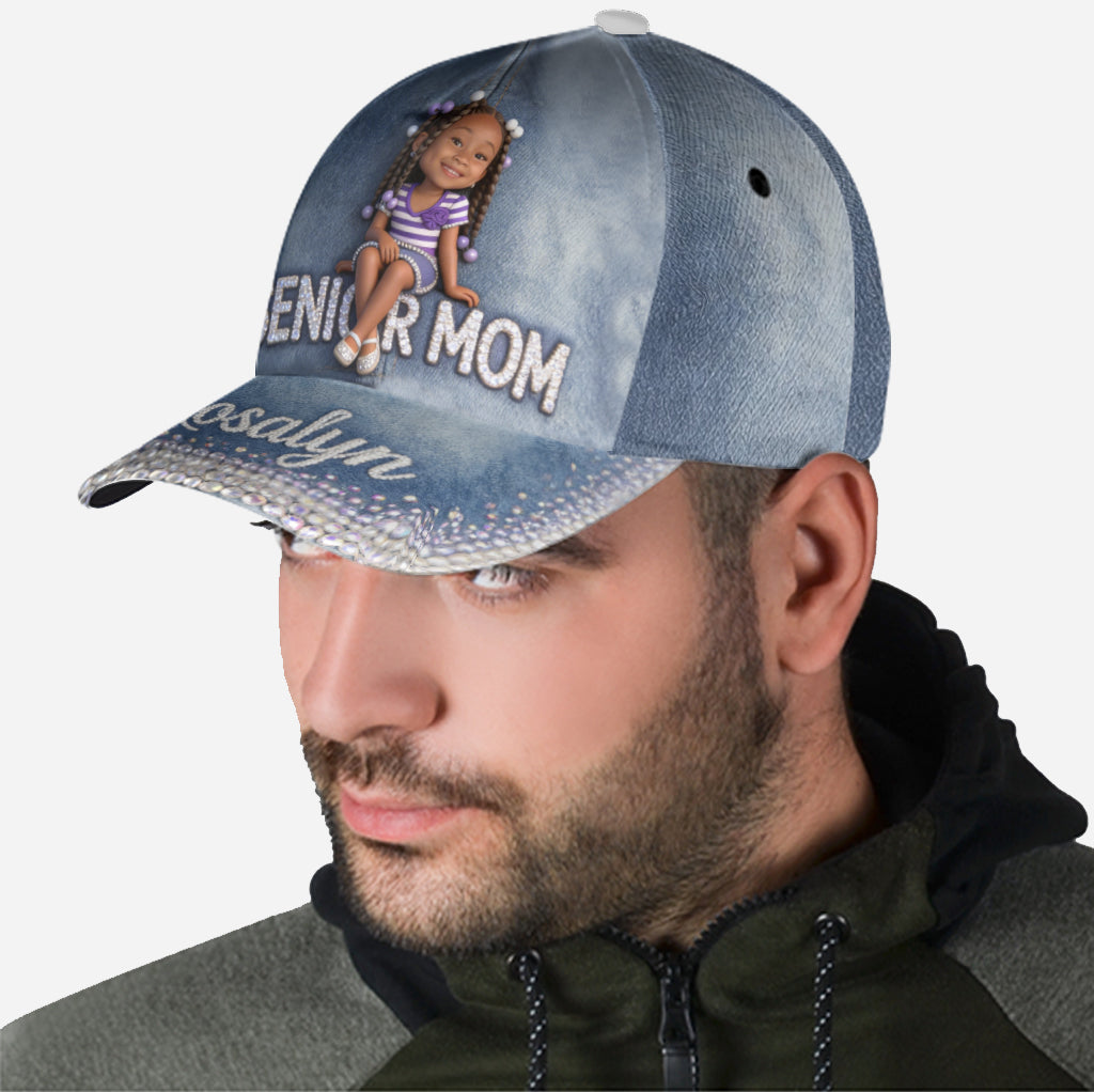 Maman Senior - Casquette Classique de Graduation Personnalisée