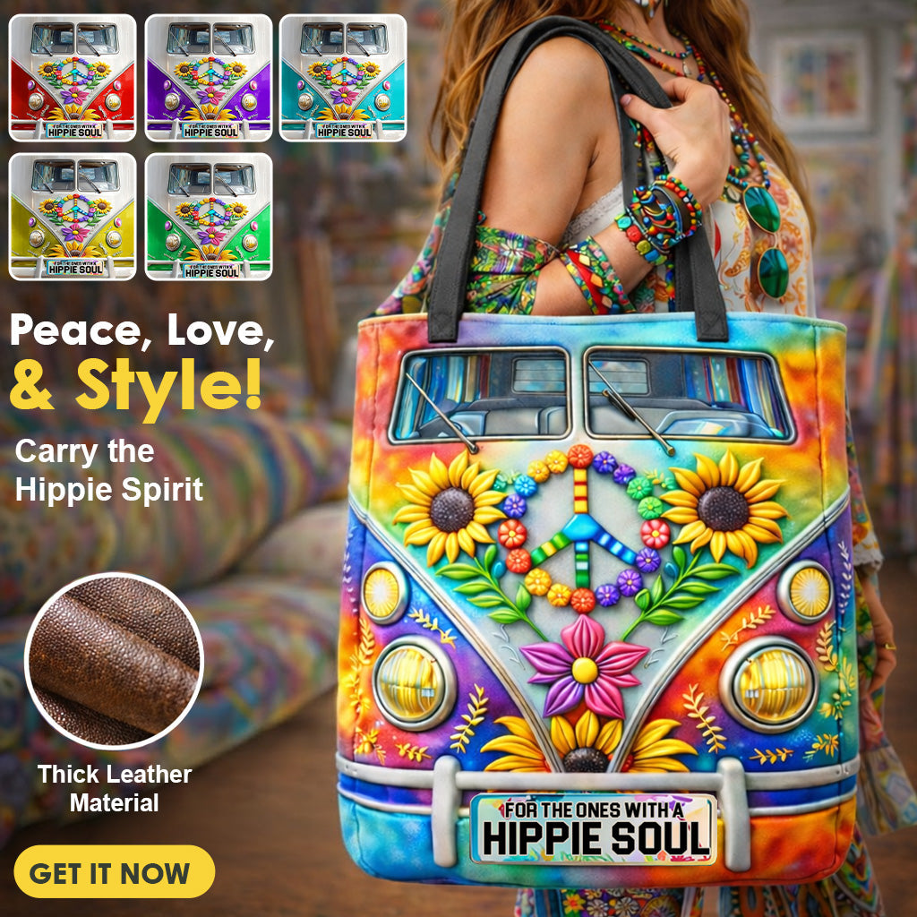 Hippie-Stil, Hippie-Van – personalisierte Hippie-Tragetasche