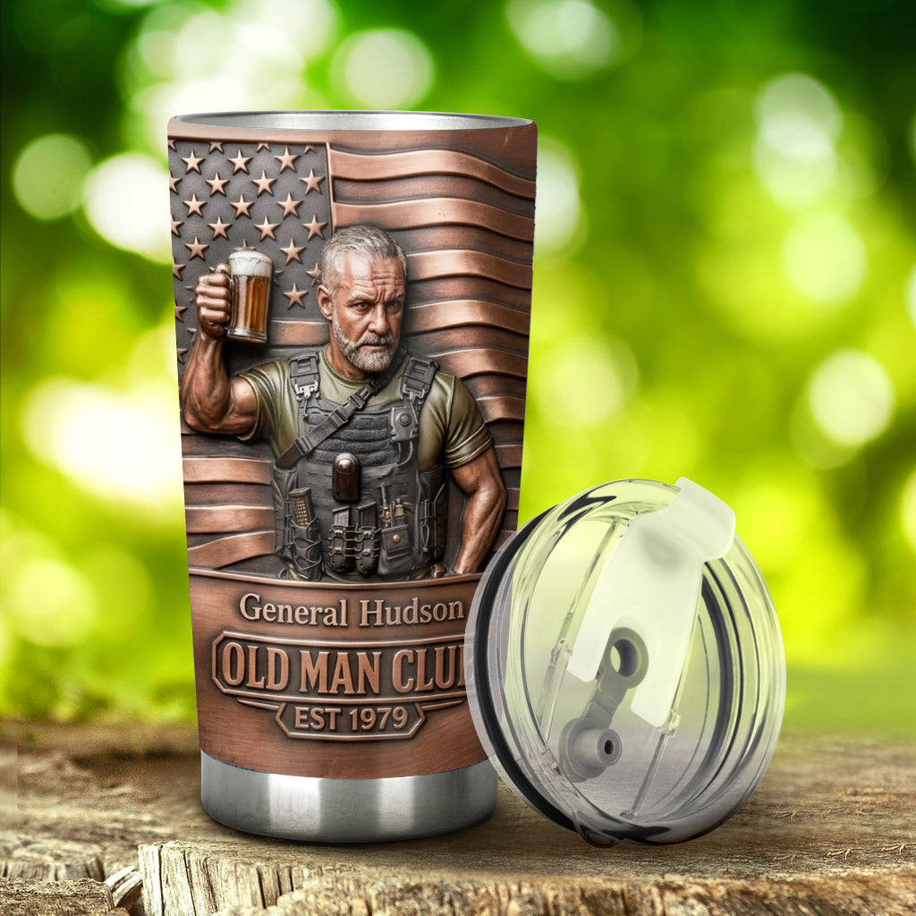 Old Man Club - Personalisierter Geburtstagsbecher