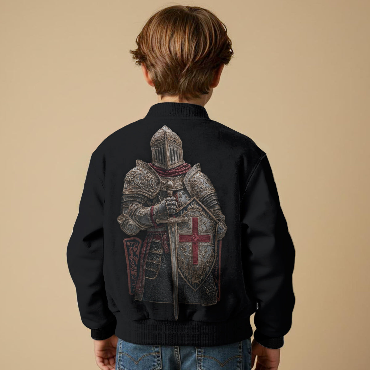 Veste universitaire chrétienne personnalisée Chevalier de Dieu
