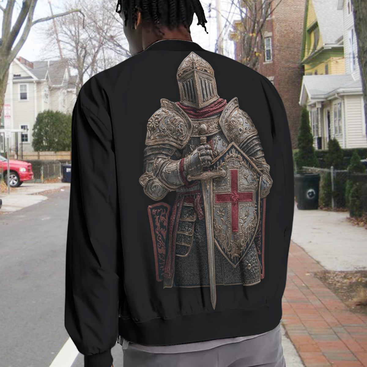 Veste universitaire chrétienne personnalisée Chevalier de Dieu