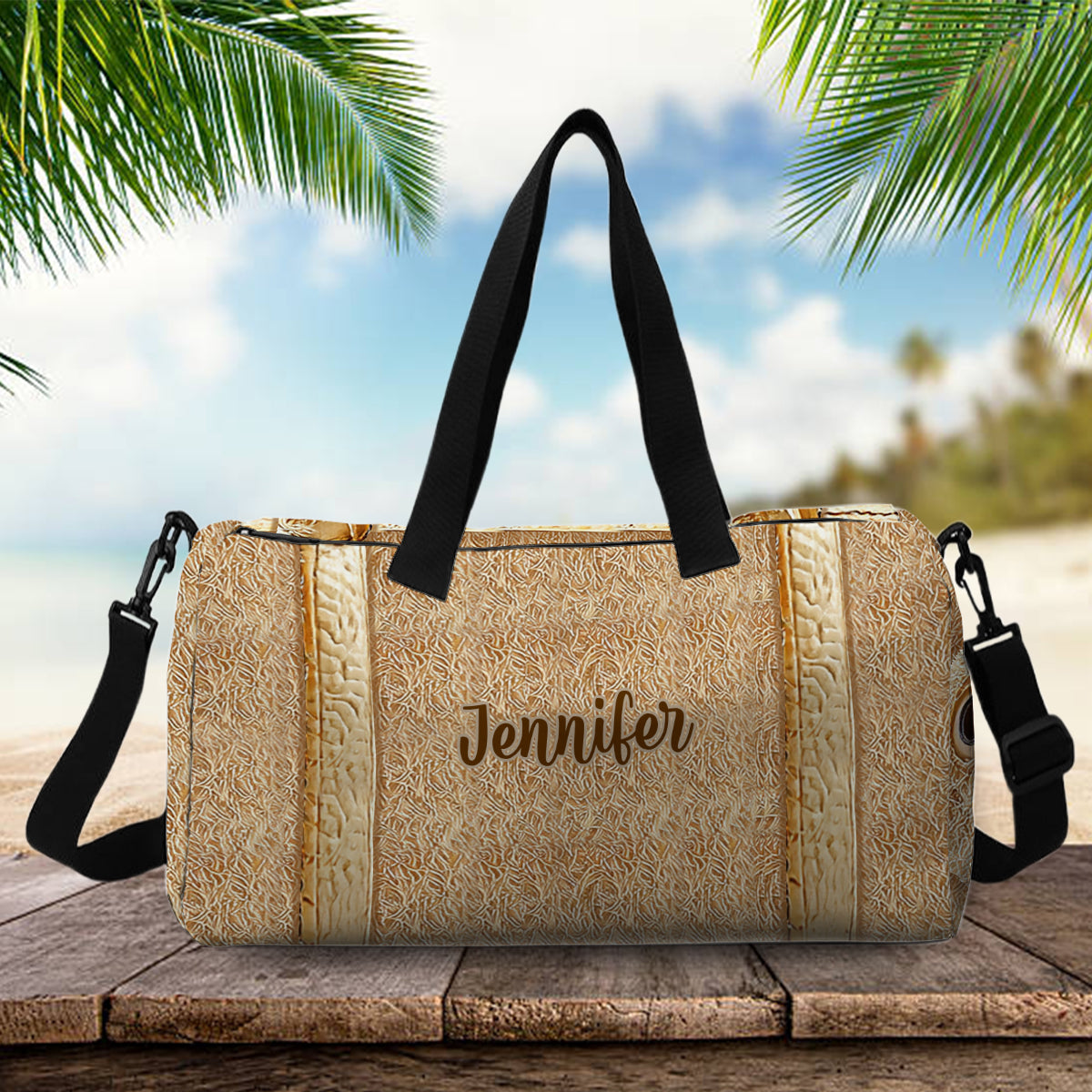 Cute Cat - Personalized Cat Duffle Bag