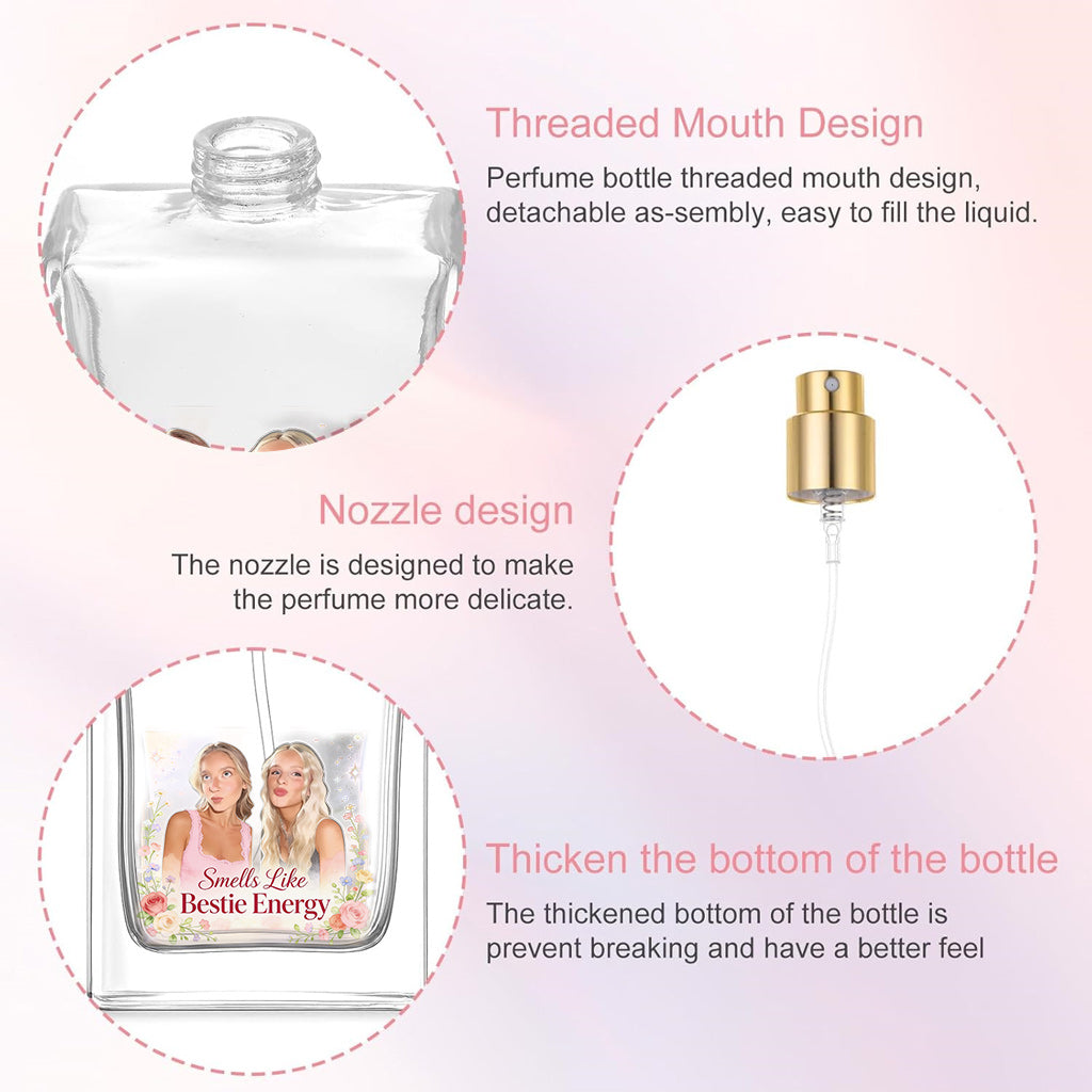 Bestie Gift - Personalized Bestie Refillable Perfume Bottle