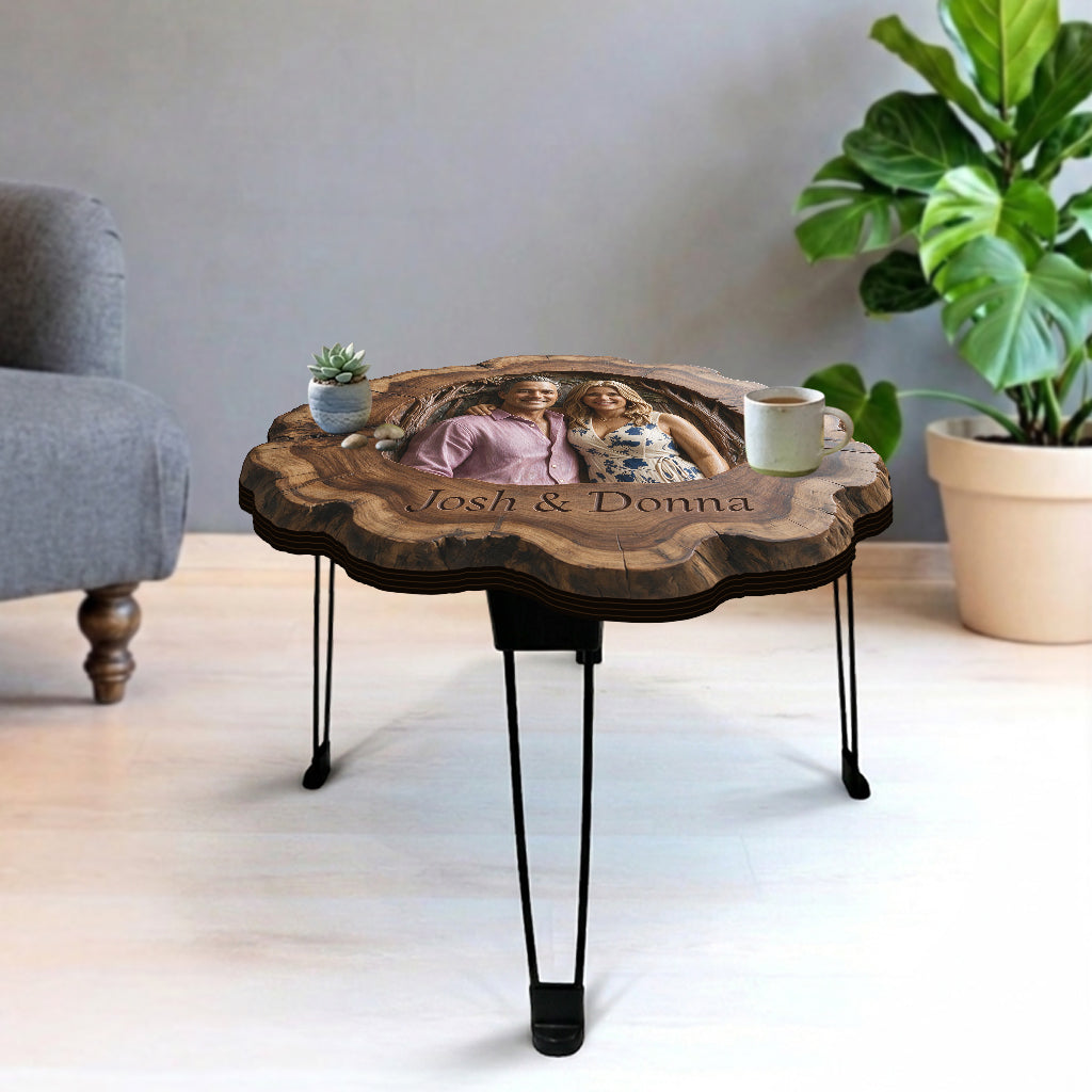 You And Me We Got This - Personalized Couple Table Custom Shape