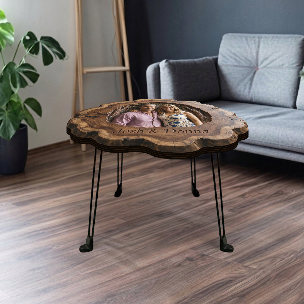 You And Me We Got This - Personalized Couple Table Custom Shape