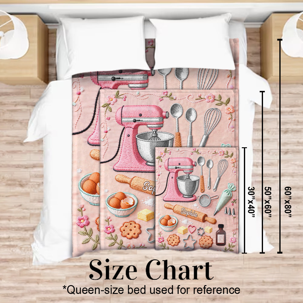 Love Baking - Personalized Baking Blanket