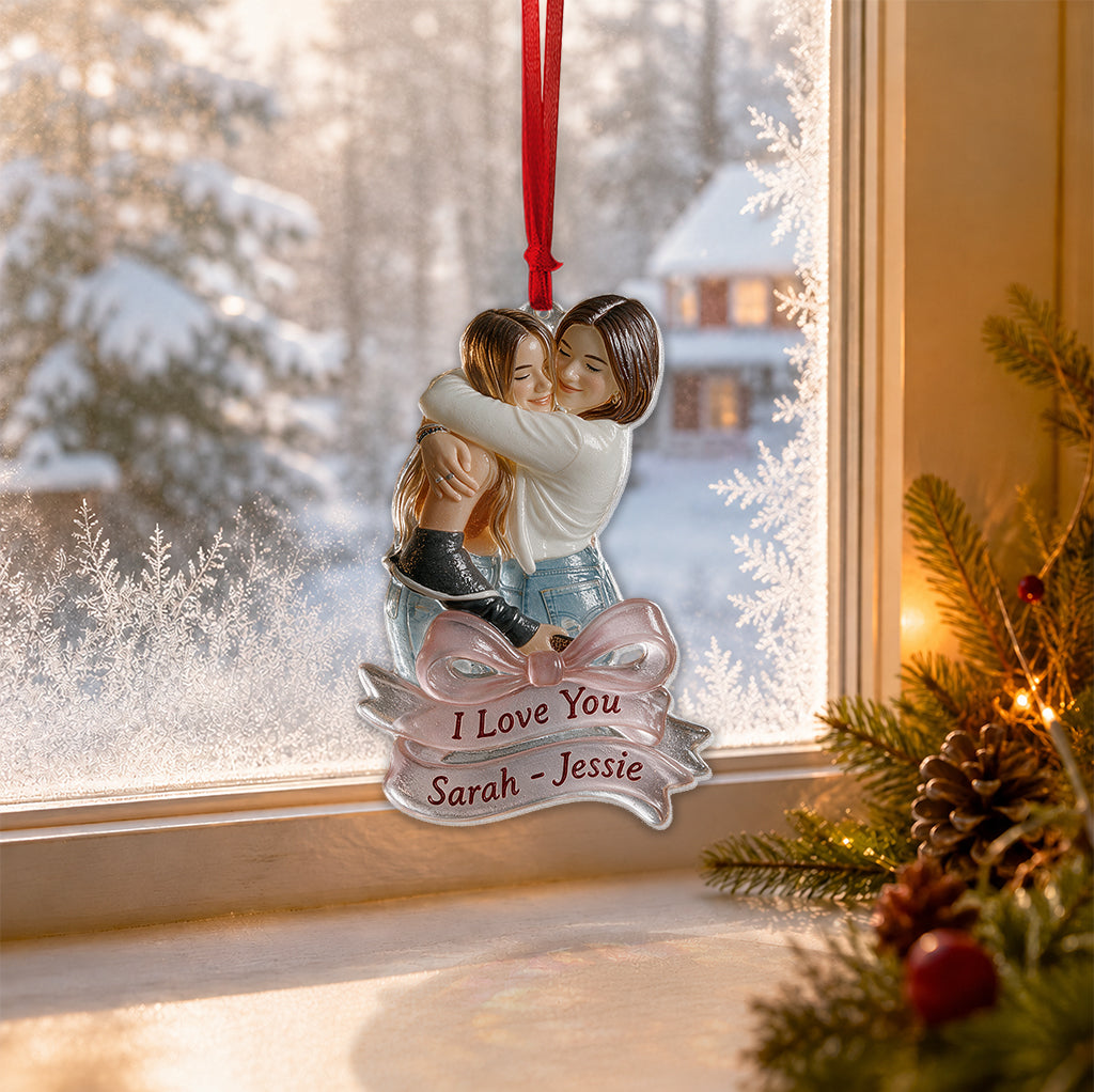 Jedes Foto - Personalisierte Bestie Glasornament in benutzerdefinierter Form