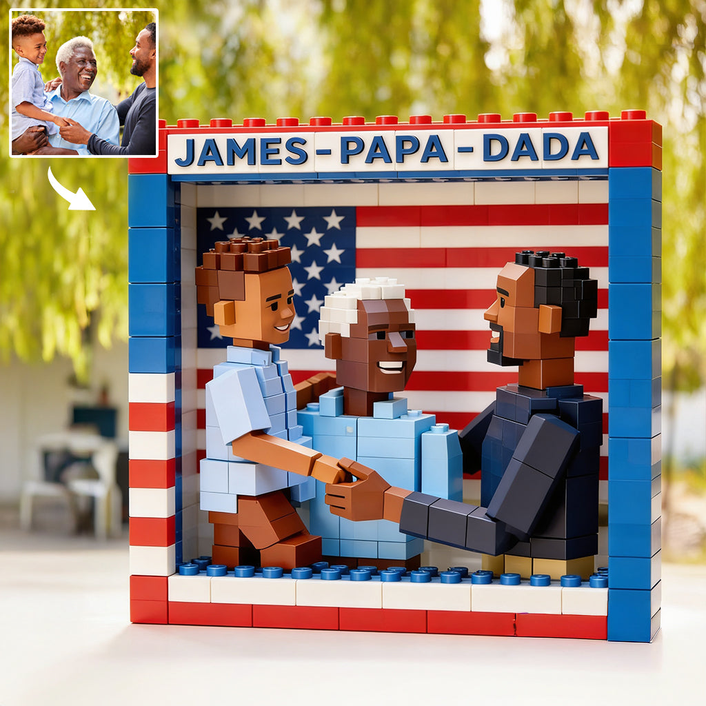 Bester Papa Opa Aller Zeiten - Personalisierte Vater Acrylplakette