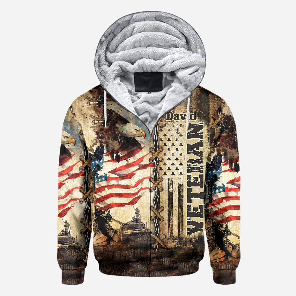 I Am A Veteran - Personalized Veteran All Over Shirt