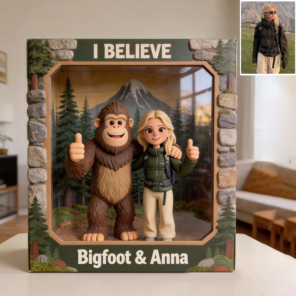 Je crois, Personnalisé à partir de n'importe quelle photo - Plaque acrylique personnalisée en forme de randonnée
