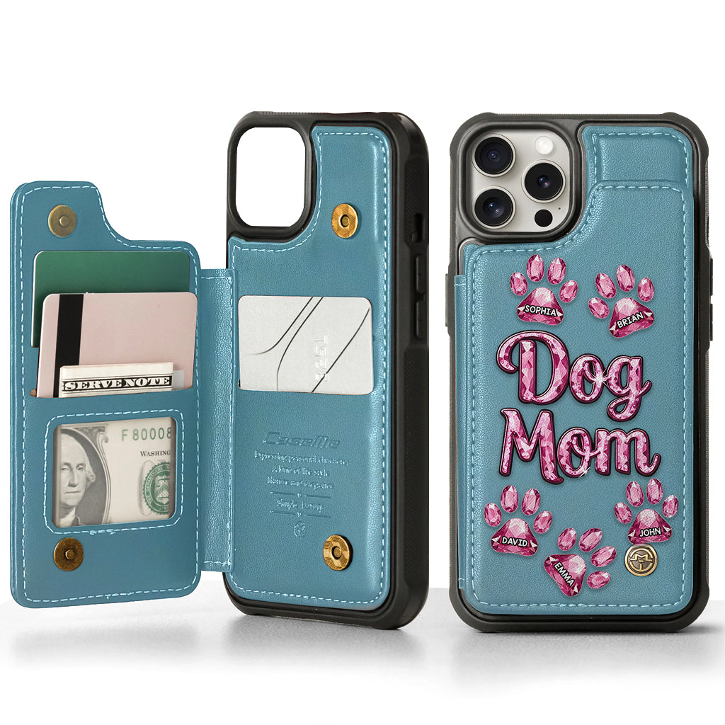 Dog Mom - Personalized Dog Wallet Phone Case