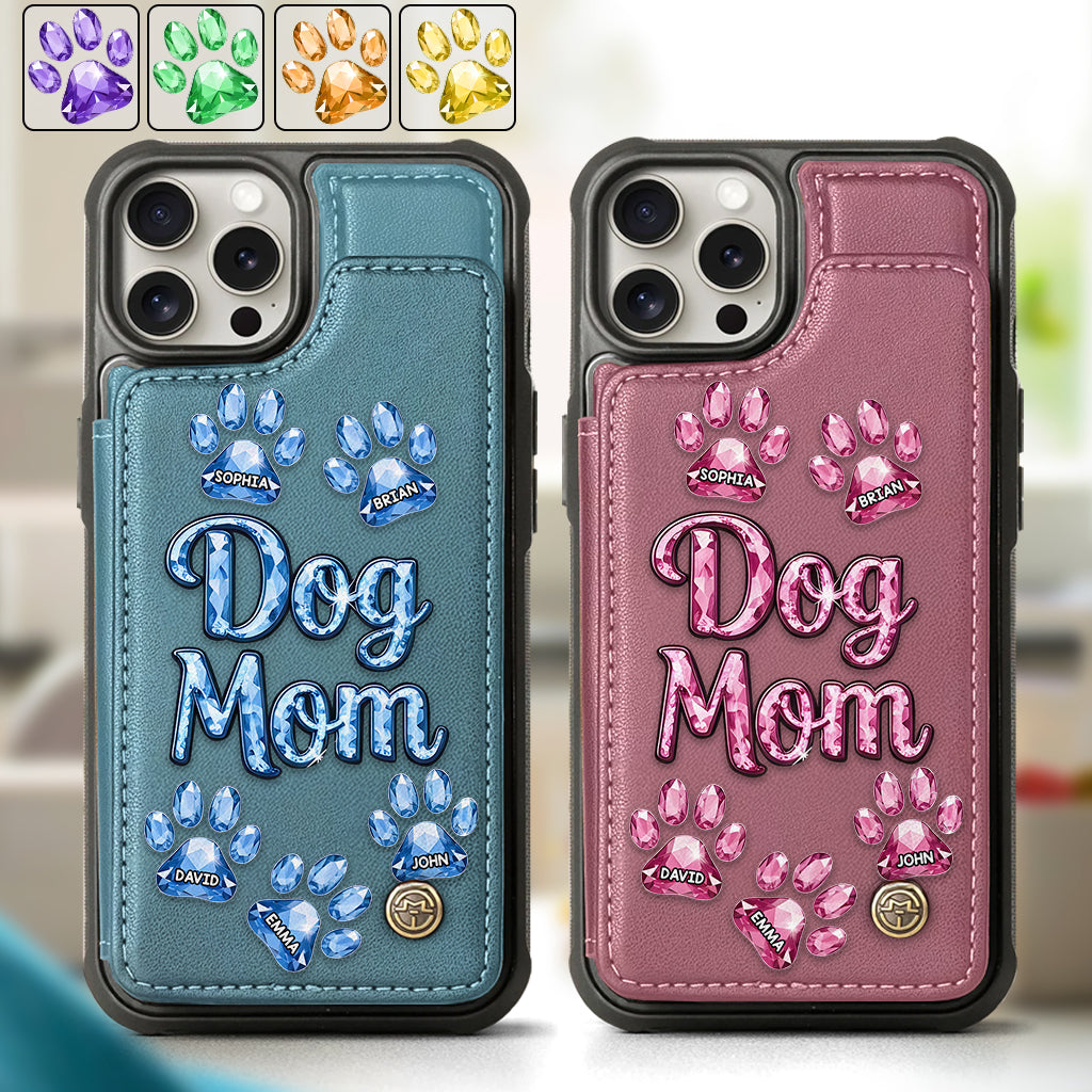 Dog Mom - Personalized Dog Wallet Phone Case