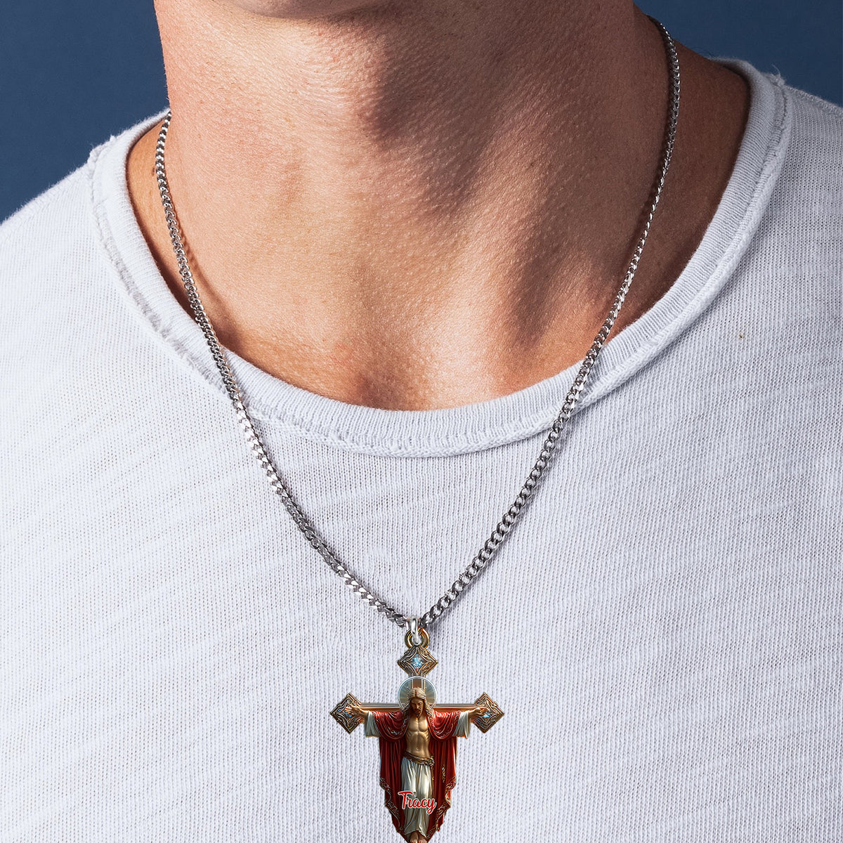 Enfant de Dieu - Collier pendentif chrétien personnalisé
