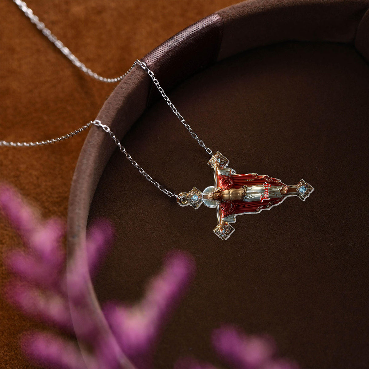 Enfant de Dieu - Collier pendentif chrétien personnalisé