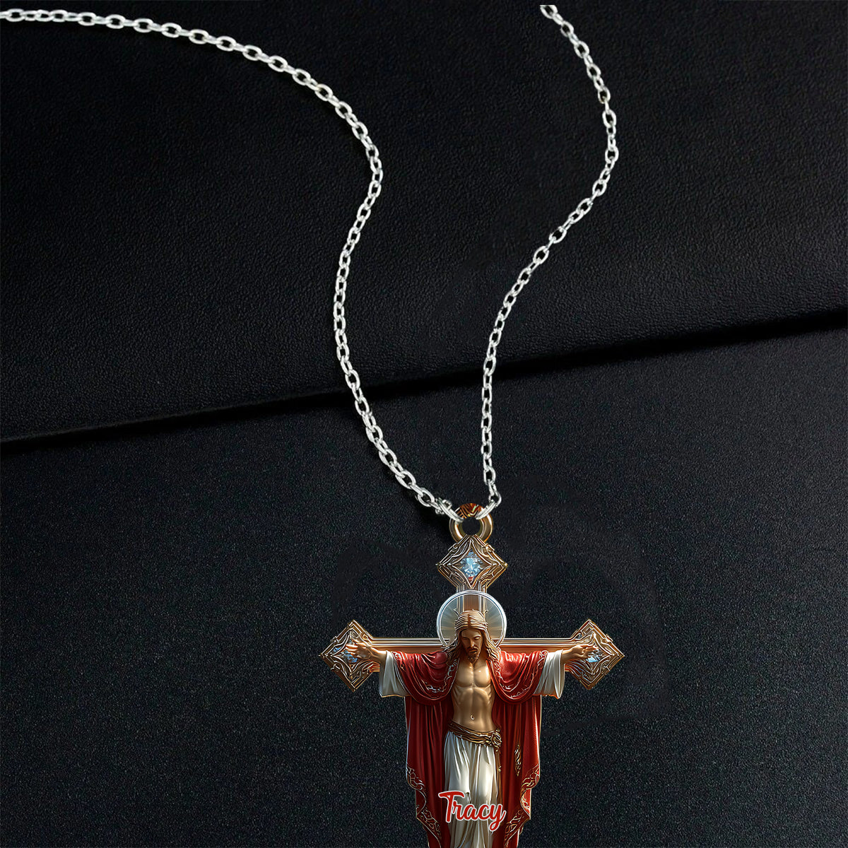 Enfant de Dieu - Collier pendentif chrétien personnalisé