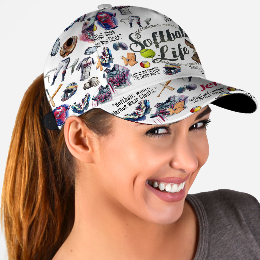 Softball Life - Personalized Softball Classic Cap