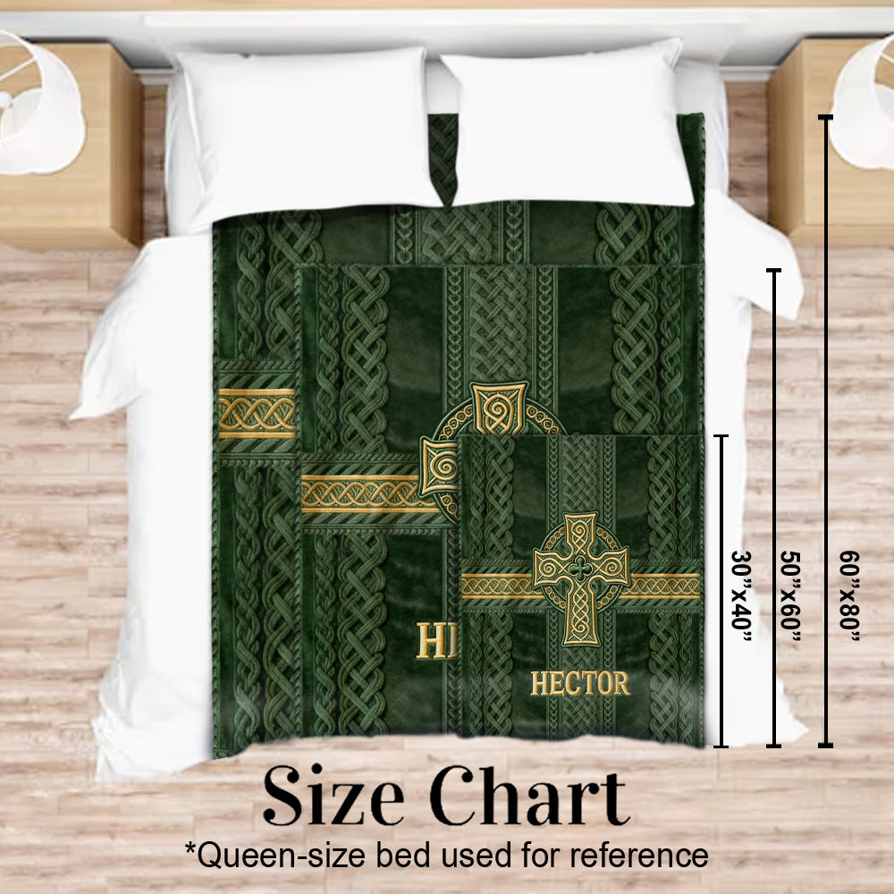 St.Patrick's Day - Personalized Irish Blanket