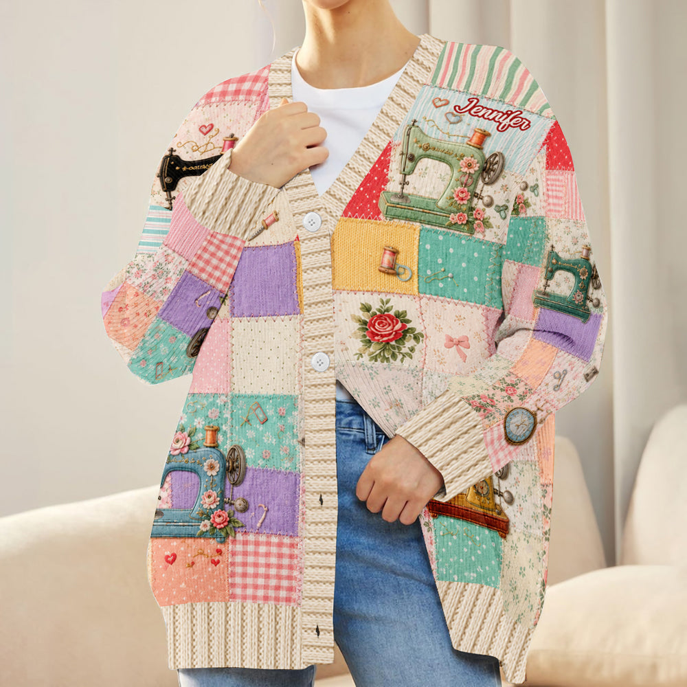 Nähliebhaber - Personalisierter Strickcardigan