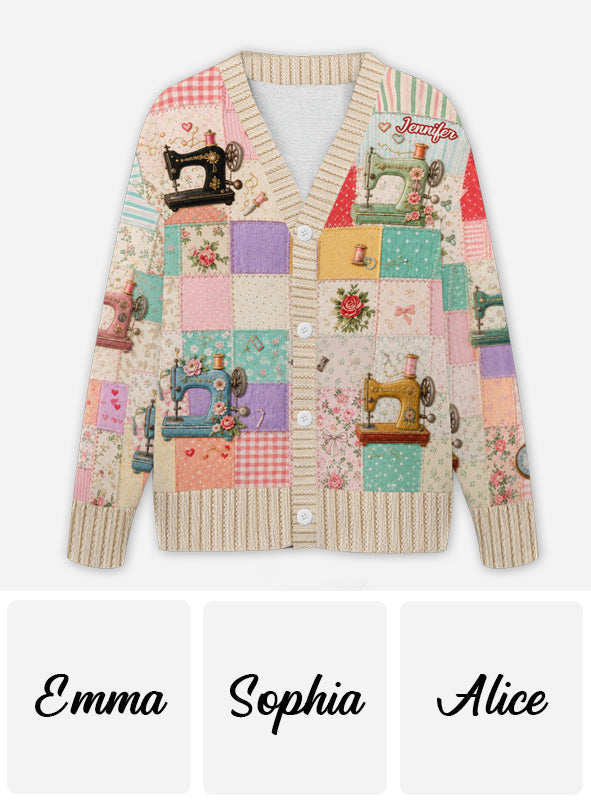 Nähliebhaber - Personalisierter Strickcardigan